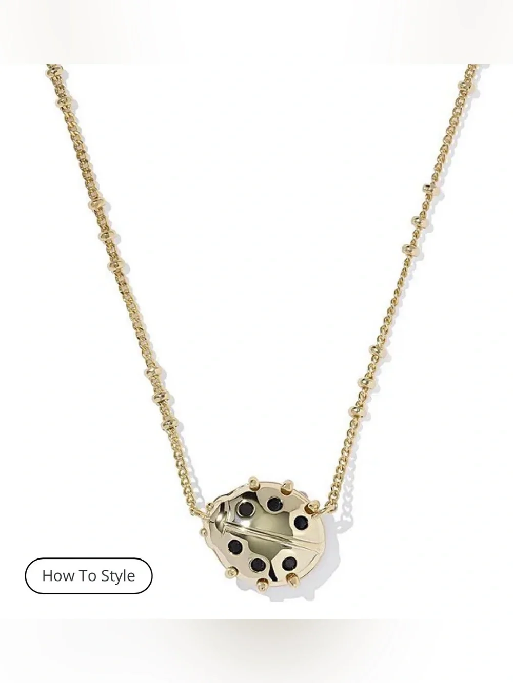 Kendra Scott Lady Bug Necklace - Picture 2 of 3
